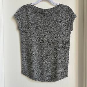 NWT Talbots Gray Linen Sweater Vest Top Petite NEW